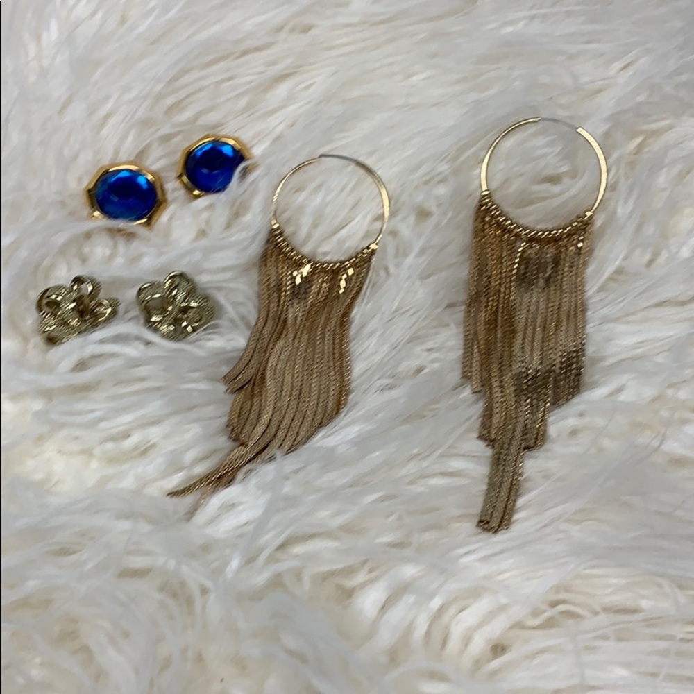 3 sets of earrings & Bracelet